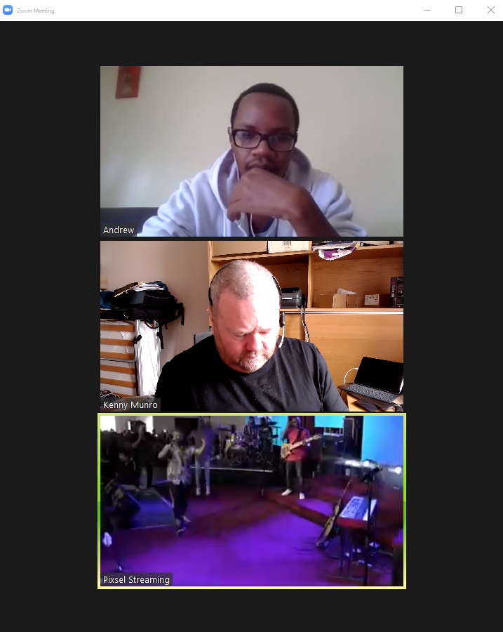 zoom client during zoomcast